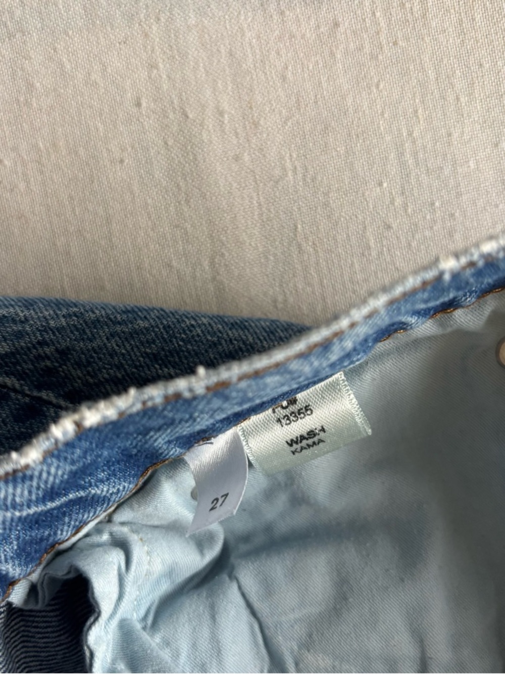 Reformation Kama Hanna High Rise Straight Jeans Medium Wash Size 27 - Picture 7 of 12